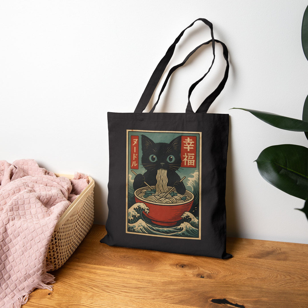 Kawaii Cat Tote Bag, Cute Cotton Canvas, Eco-Friendly Shopping Bag, Gift for Cat Lovers, Artsy Market Bag, Perfect for Everyday Use, [...]
