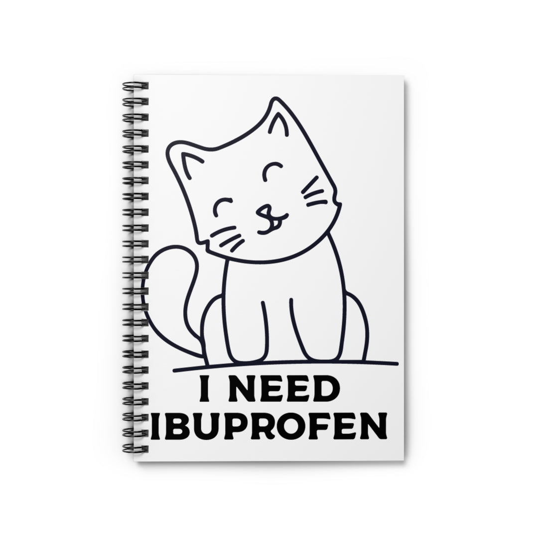 Cat-Themed Spiral Notebook - Perfect for Cat Lovers, Animal Enthusiasts, Gifts, Journals, Memo Pads