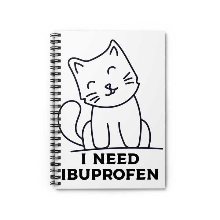 Cat-Themed Spiral Notebook - Perfect for Cat Lovers, Animal Enthusiasts, Gifts, Journals, Memo Pads