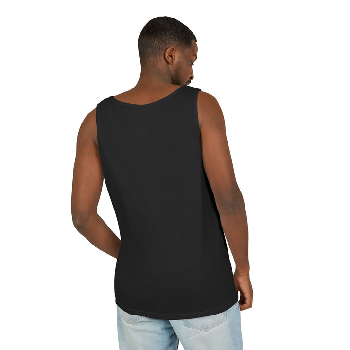 Sunset Cat Tank Top, Unisex Summer Top, Beachwear, Casual Workout Shirt, Gift for Cat Lovers