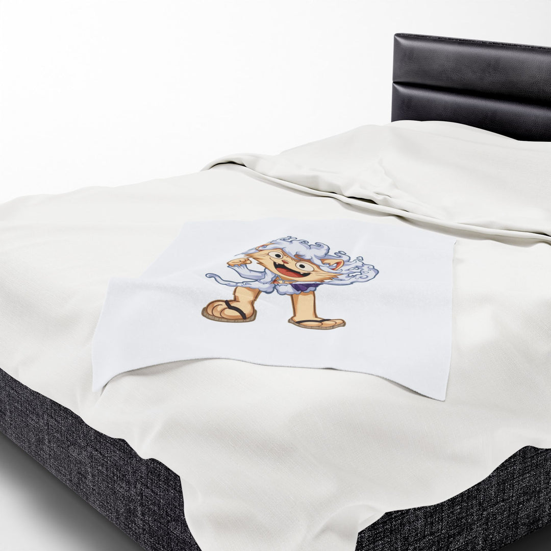 Luffy Cat Plush Blanket