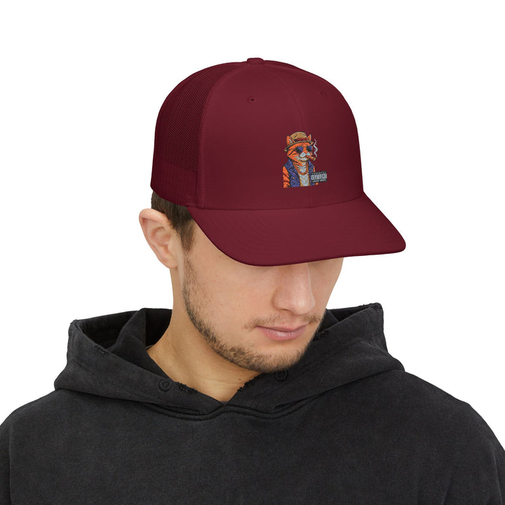 Paw-some Embroidered Snapback Trucker Cap, Dog Lover Hat, Pet Owner Gift, Animal Lover Cap, Casual Style, Unique Headwear