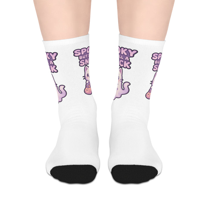 Spooky Cat Snack Socks