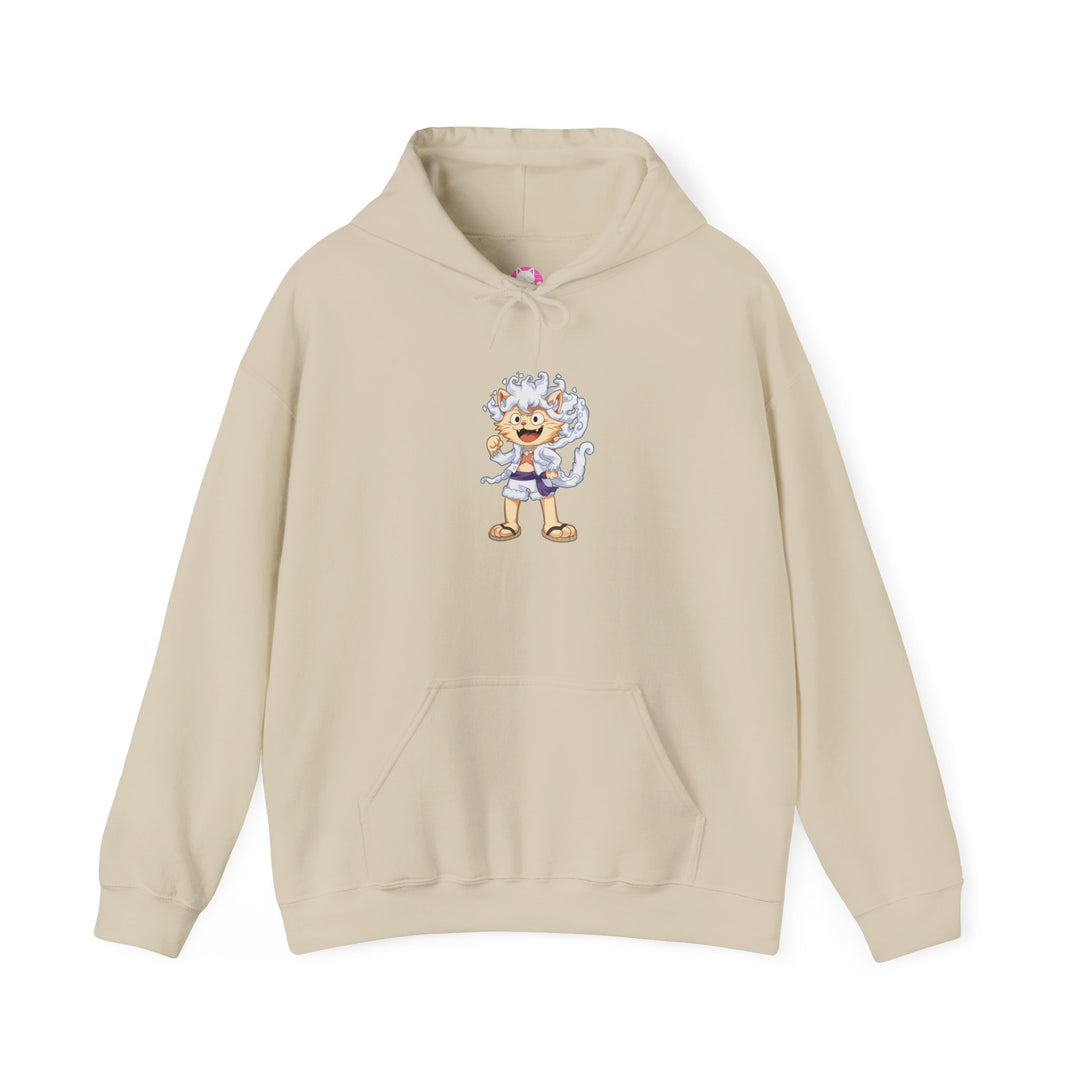 Anime Cat Luffy Gear 5 Hoody