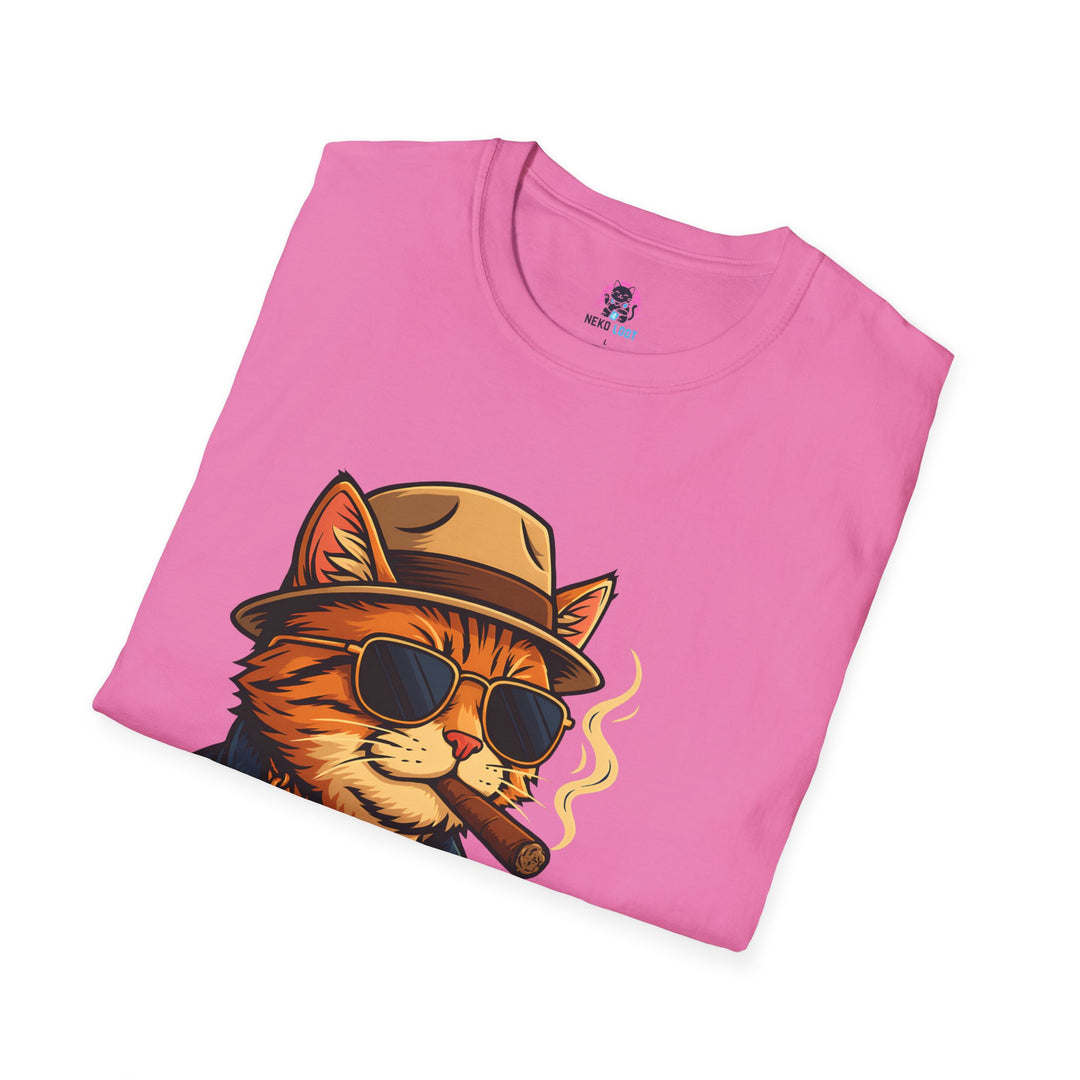 Parental Advisory Cat Funny T-Shirt