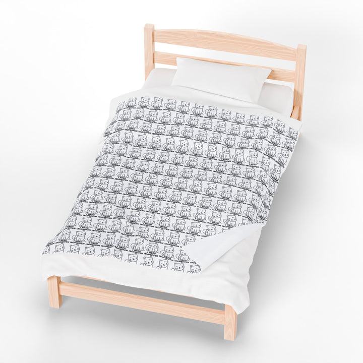 Cozy Velveteen Plush Blanket for Comfort and Warmth