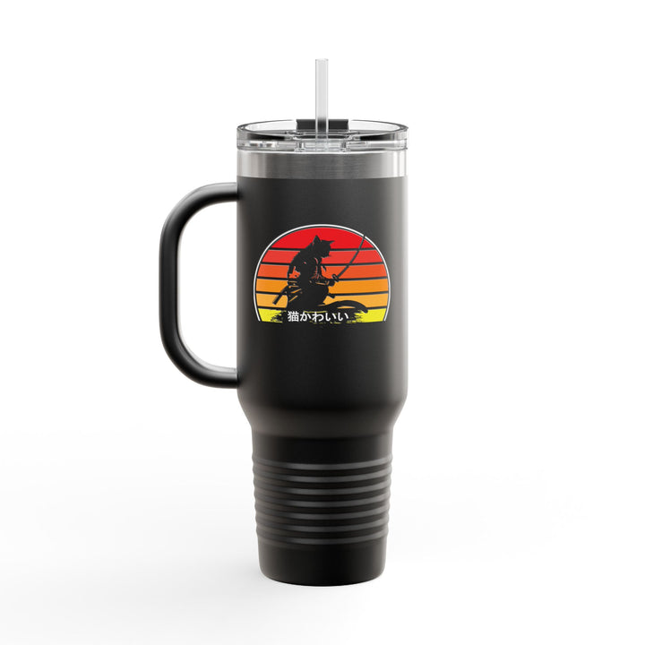 Sunset Adventure Insulated Travel Mug - 40oz, Perfect for Outdoor Enthusiasts, Road Trips, Camping, Gifts, Summer Fun