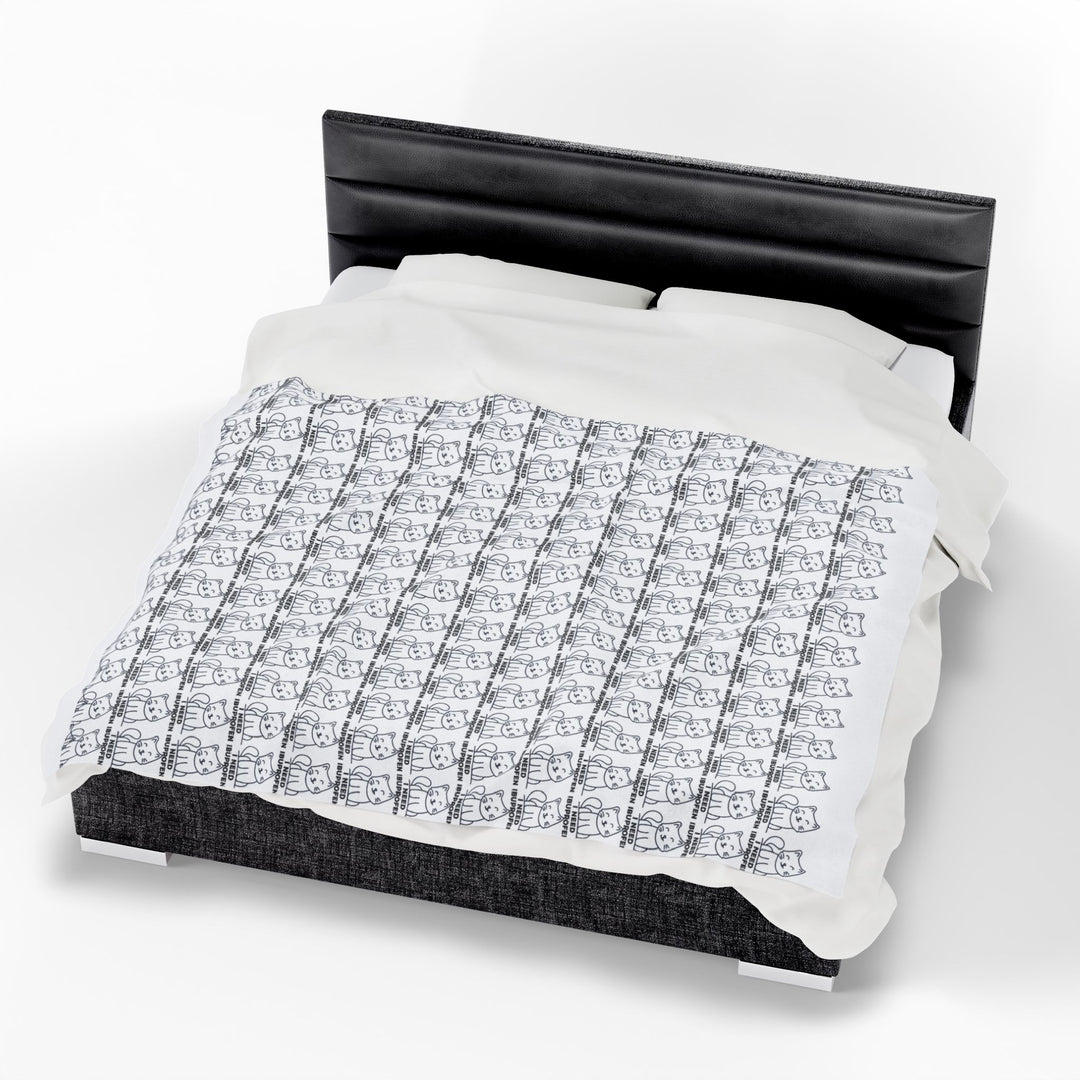 Cozy Velveteen Plush Blanket for Comfort and Warmth