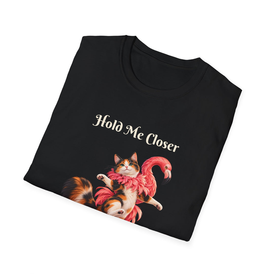Flamingo Balance Class Cat T-Shirt