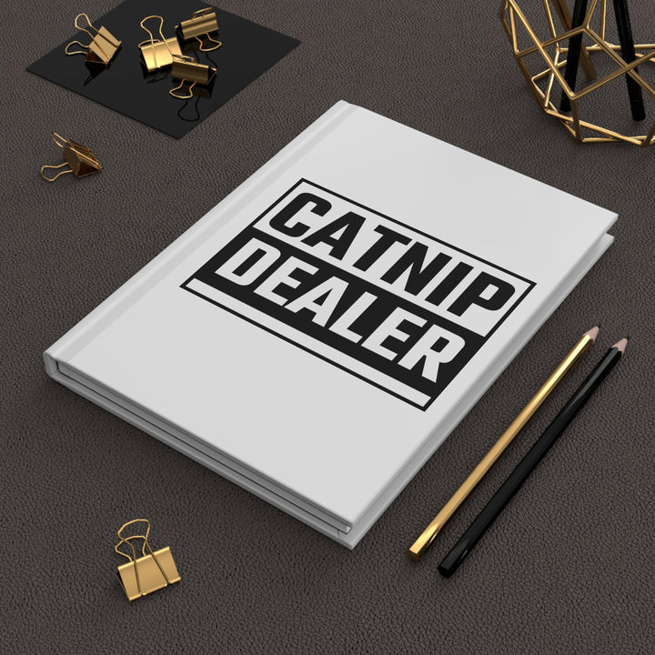 Catnip Dealer Journal, Cat Lover Gift, Funny Journal, Pet Owner Notebook, Cat Lover Gift Ideas, Cute Stationery