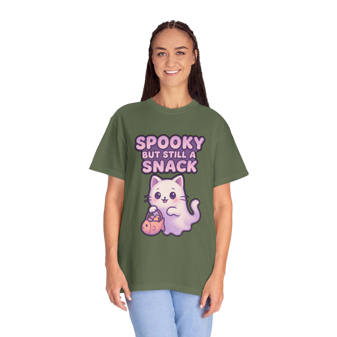 Spooky Snack Clever Cat T-Shirt
