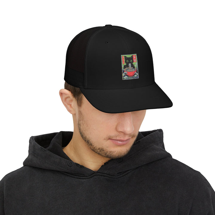 Cat-Themed Snapback Trucker Cap, Perfect for Pet Lovers, Unique Gift for Cat Owners, Summer Style Hat, Fun Accessory for Outdoor Events