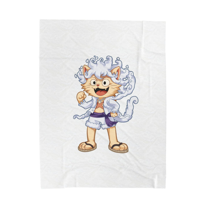 Luffy Cat Plush Blanket
