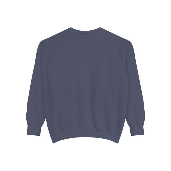 Cute Cat Character Sweatshirt Featuring a Whimsical Feline in a Cheerful Anime Inspired Pose for Fans of Unique Graphics Animal Lover Apparel Fun Fashion Casual Wear