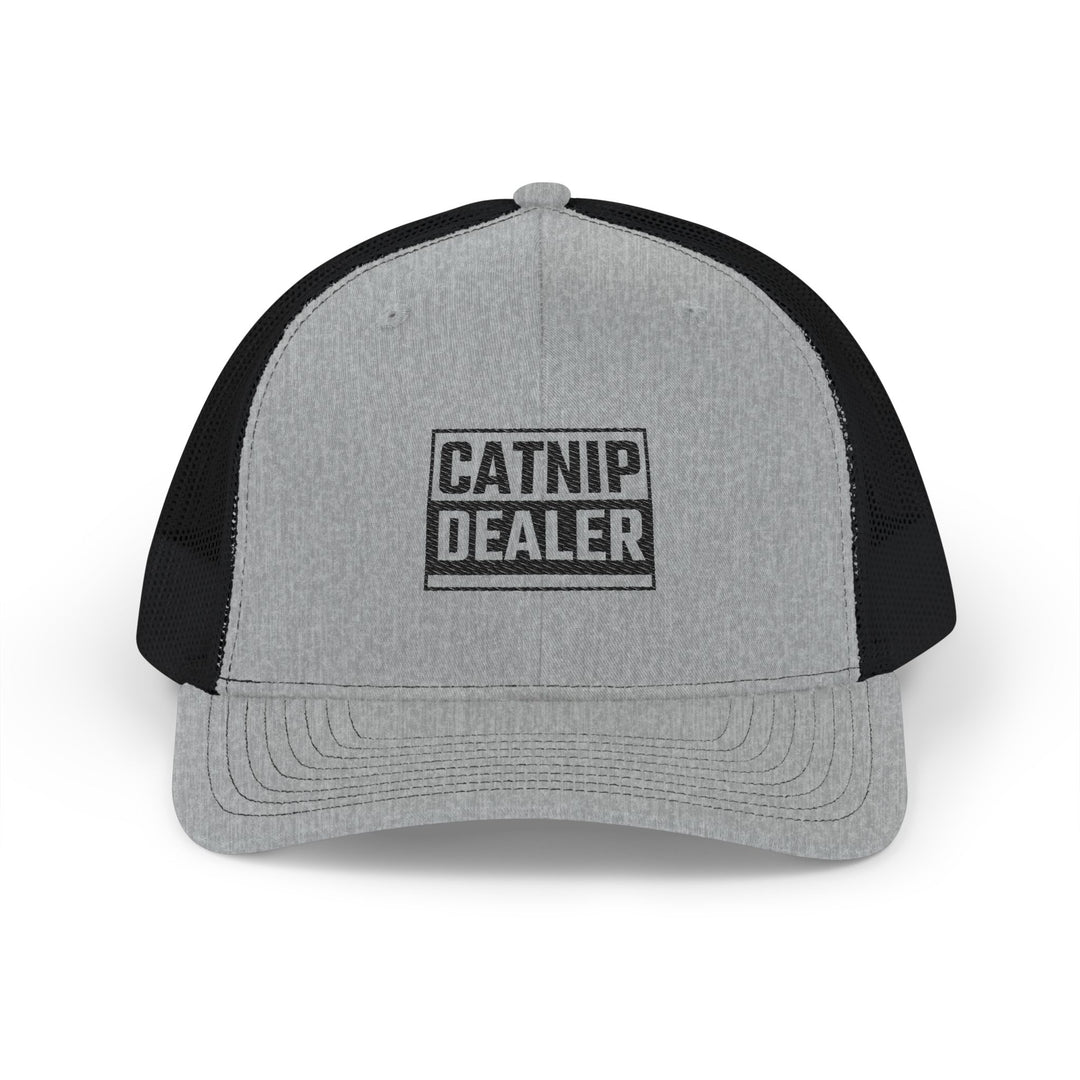 Catnip Dealer Snapback Cap, Funny Pet Lover Gift, Trucker Hat for Cat Owners, Unique Cat Themed Accessory, Stylish Streetwear