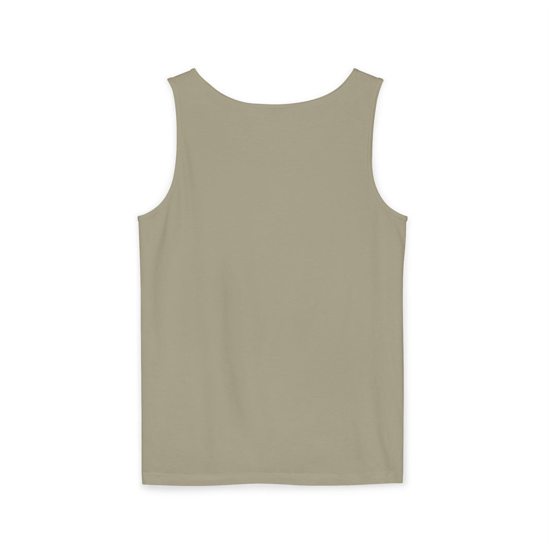 Sunset Cat Tank Top, Unisex Summer Top, Beachwear, Casual Workout Shirt, Gift for Cat Lovers