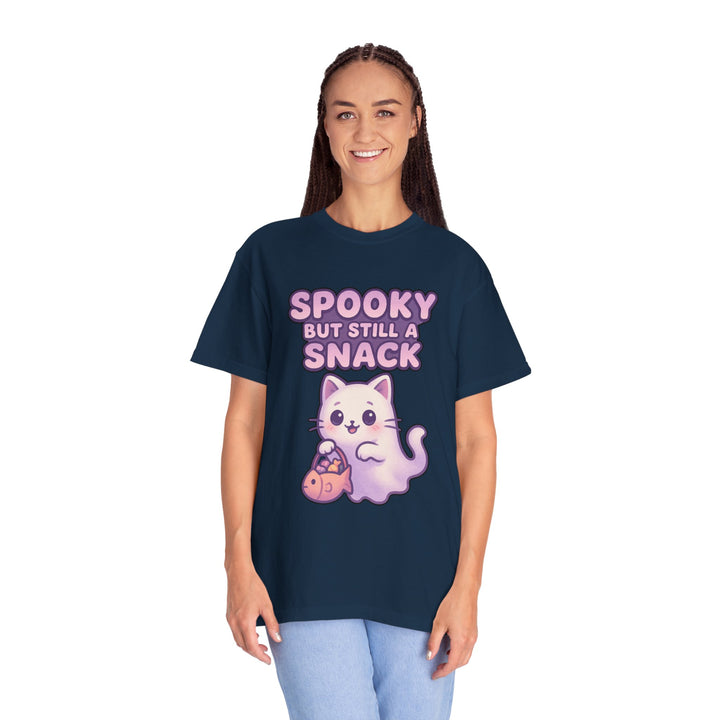Spooky Snack Clever Cat T-Shirt