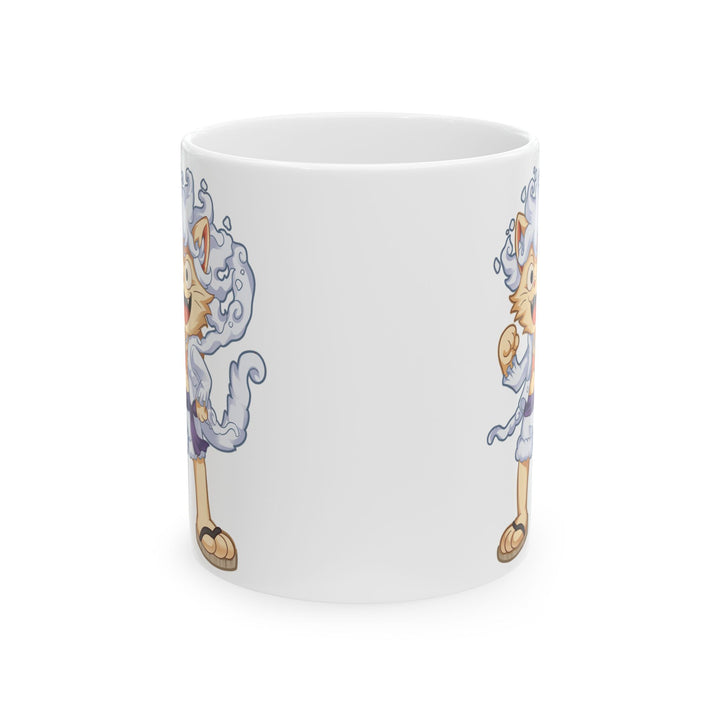 Whimsical Cat Ceramic Mug - Perfect Gift for Cat Lovers, Fun Mug for Coffee, Tea Lover's Gift, Home Decor, Cute Cat Art