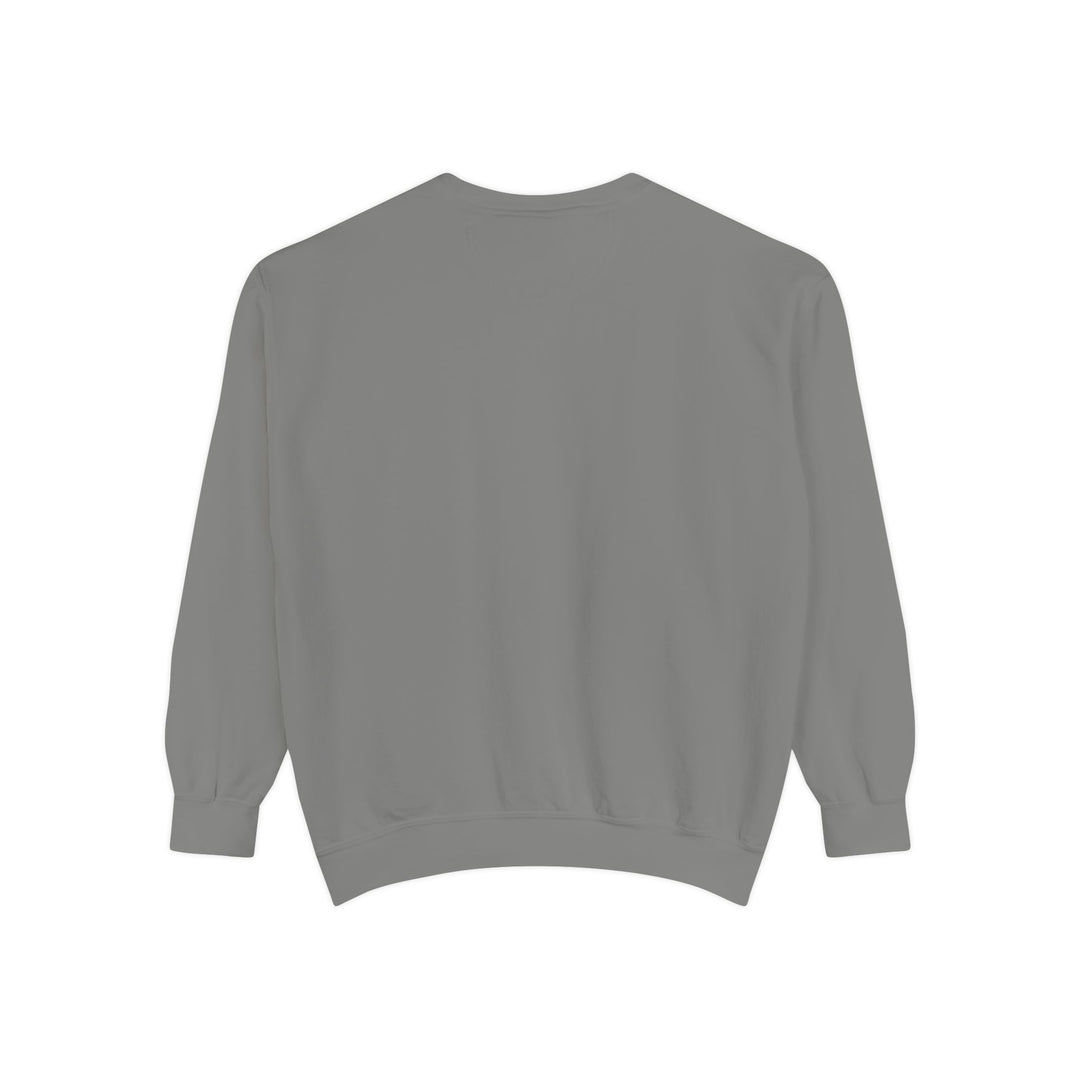 Cute Cat Character Sweatshirt Featuring a Whimsical Feline in a Cheerful Anime Inspired Pose for Fans of Unique Graphics Animal Lover Apparel Fun Fashion Casual Wear