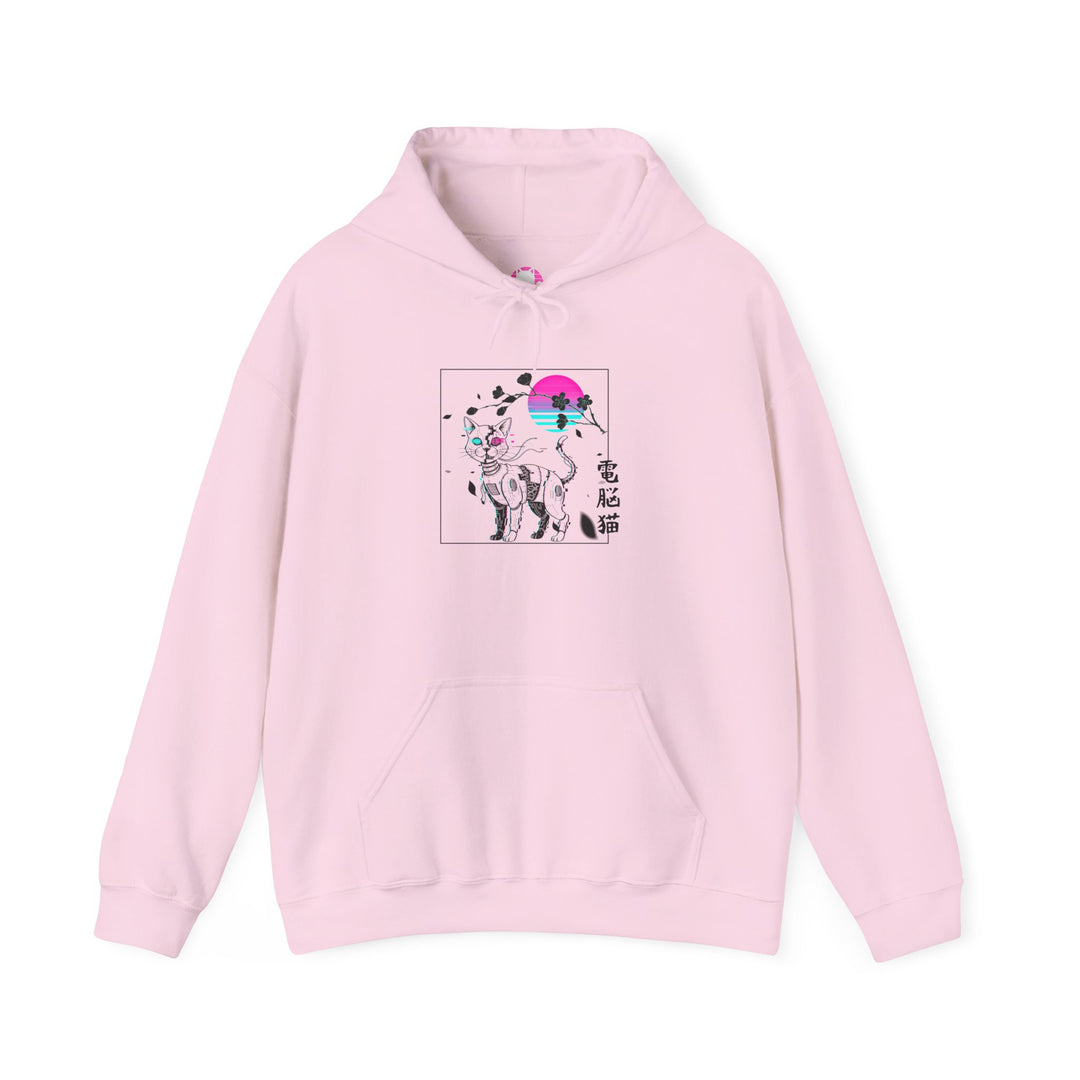 Chill Cat Graphic Hoodie, Cozy Sweatshirt for Cat Lovers, Perfect Gift for Birthdays, Holidays, Cat Enthusiasts, Unisex Apparel