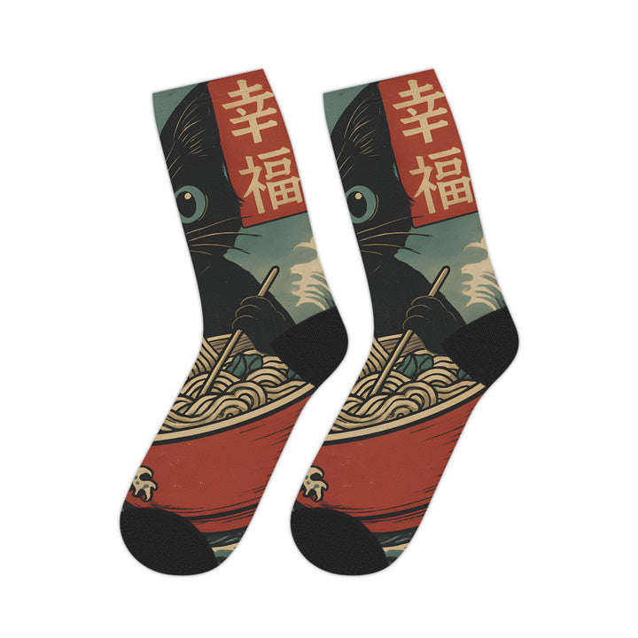 Ramen Cat Socks