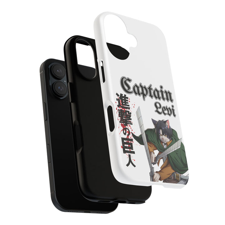 Captain Levi Cat Tough Case for iPhone