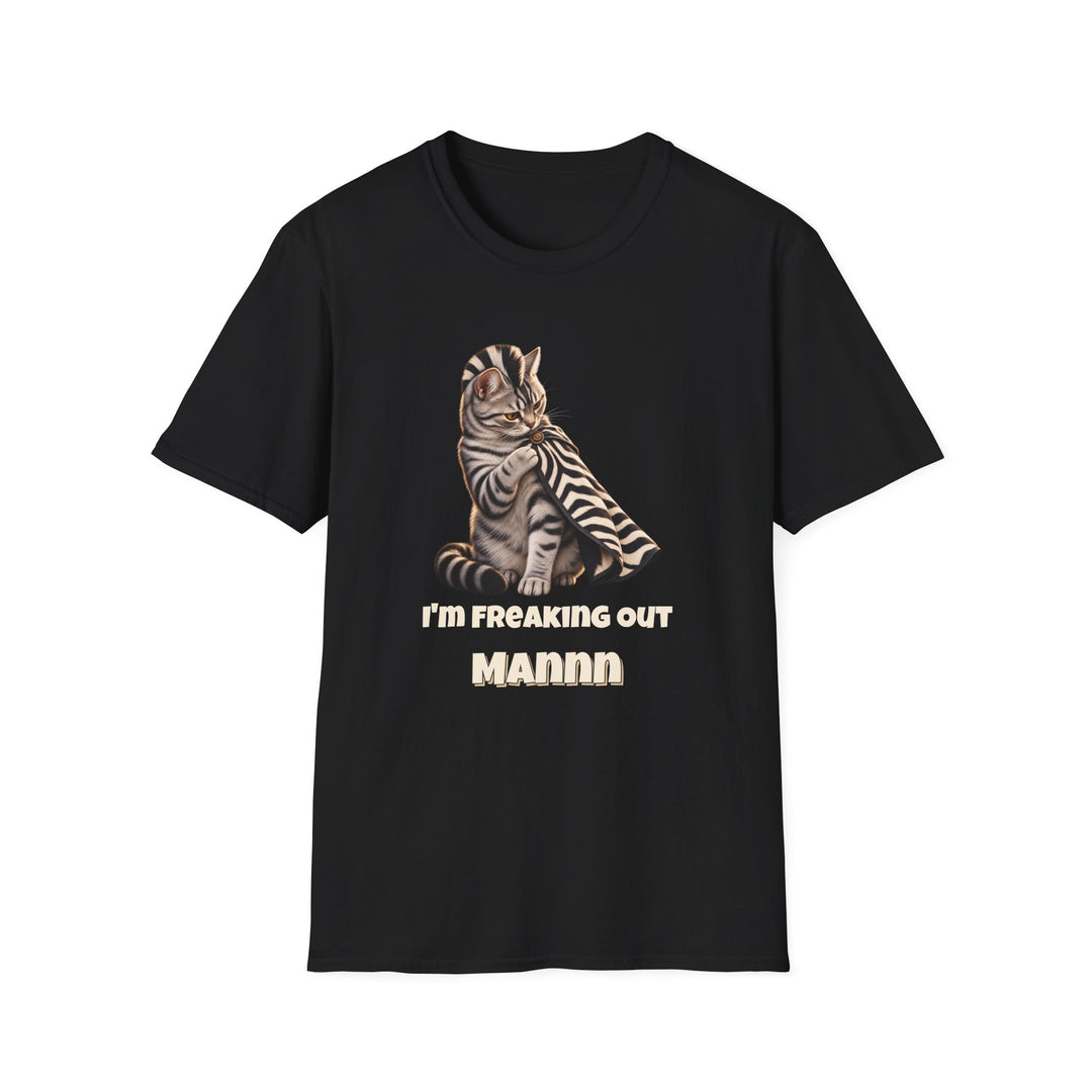 Zebra Identity Crisis Cat T-Shirt