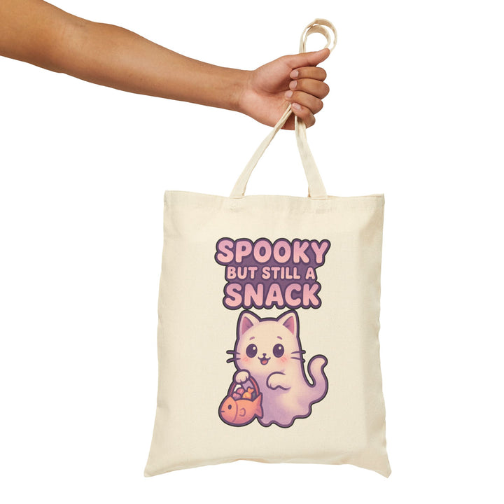 Spooky Snack Cat Tote Bag
