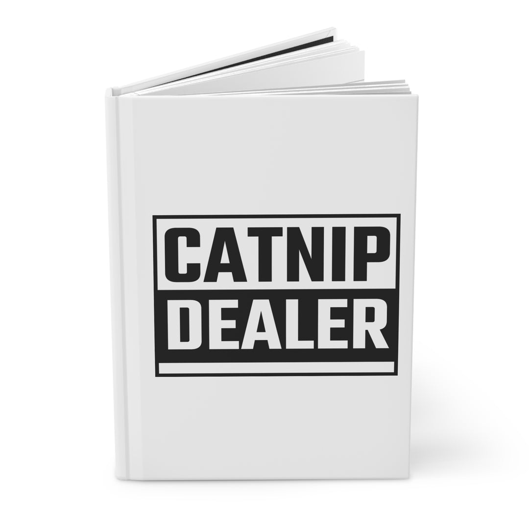 Catnip Dealer Journal, Cat Lover Gift, Funny Journal, Pet Owner Notebook, Cat Lover Gift Ideas, Cute Stationery