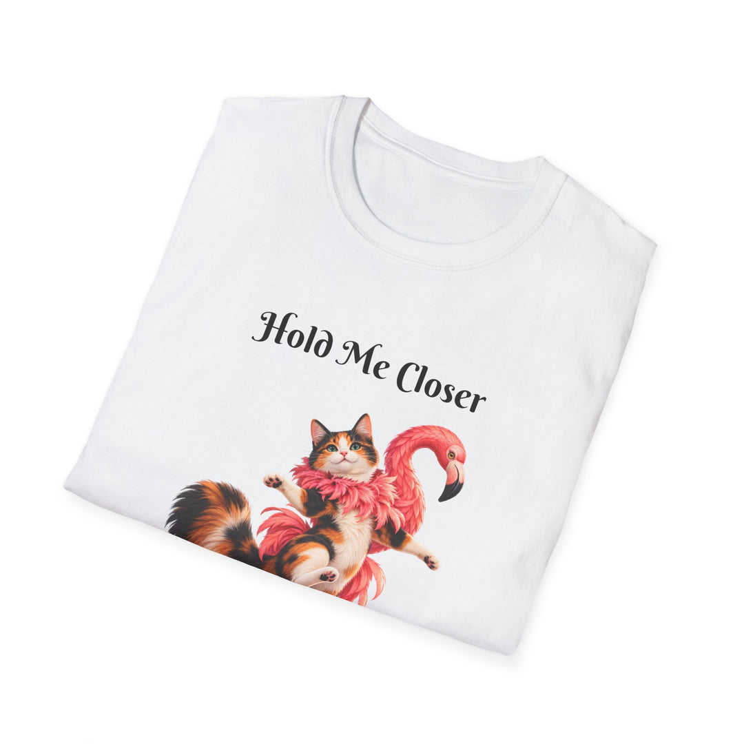 Flamingo Balance Class Cat T-Shirt