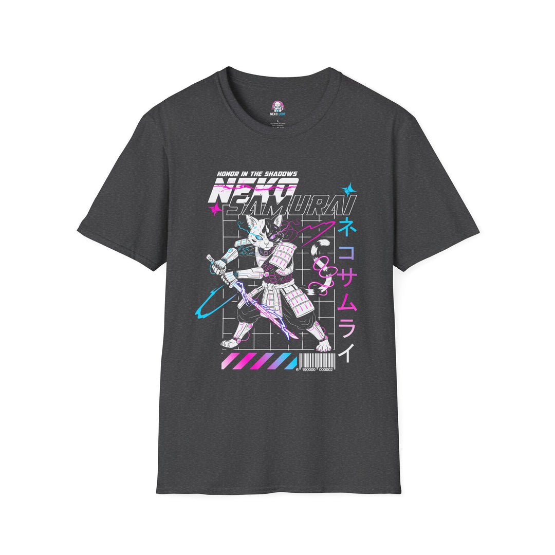 Neko Samurai Graphic T-Shirt