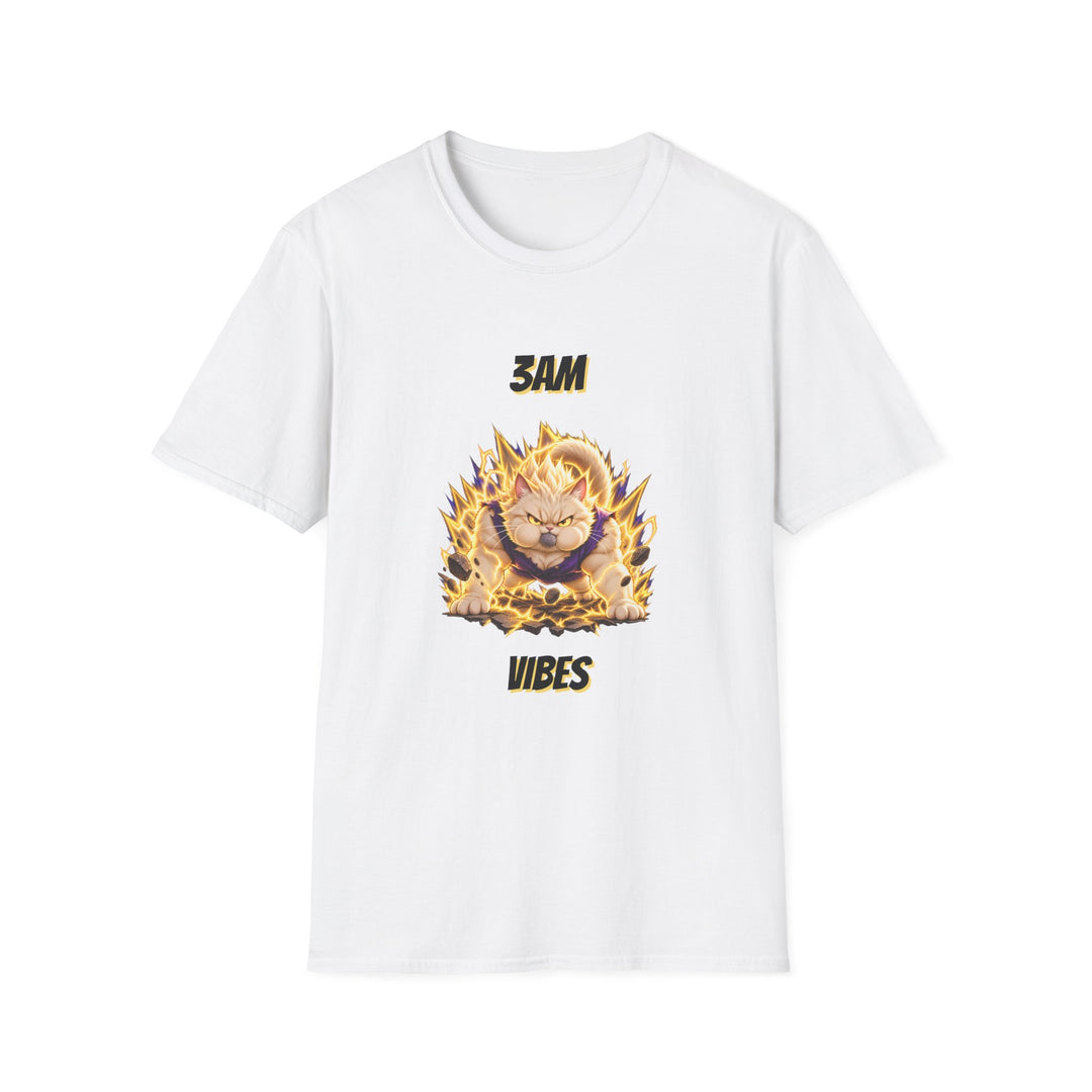 Power-Up Hairball Cat T-Shirt