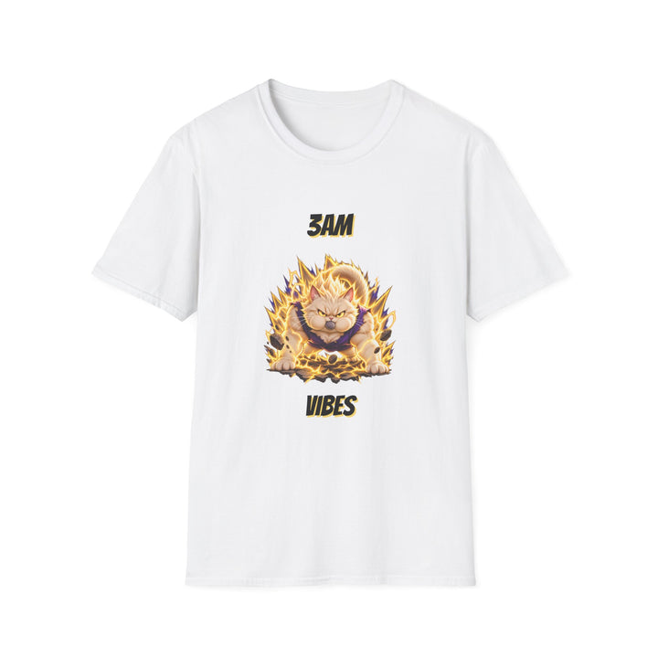 Power-Up Hairball Cat T-Shirt