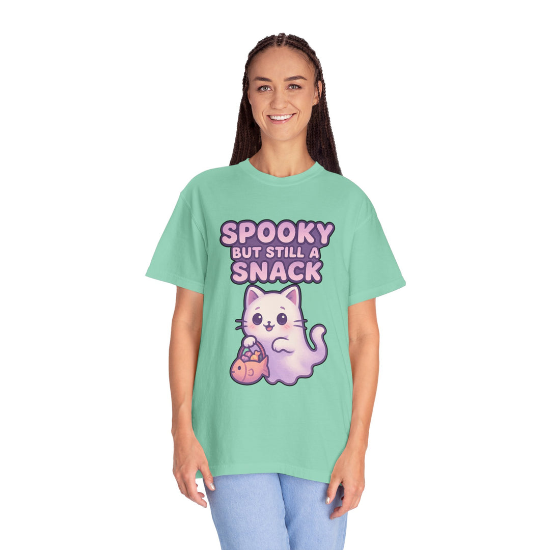 Spooky Snack Clever Cat T-Shirt