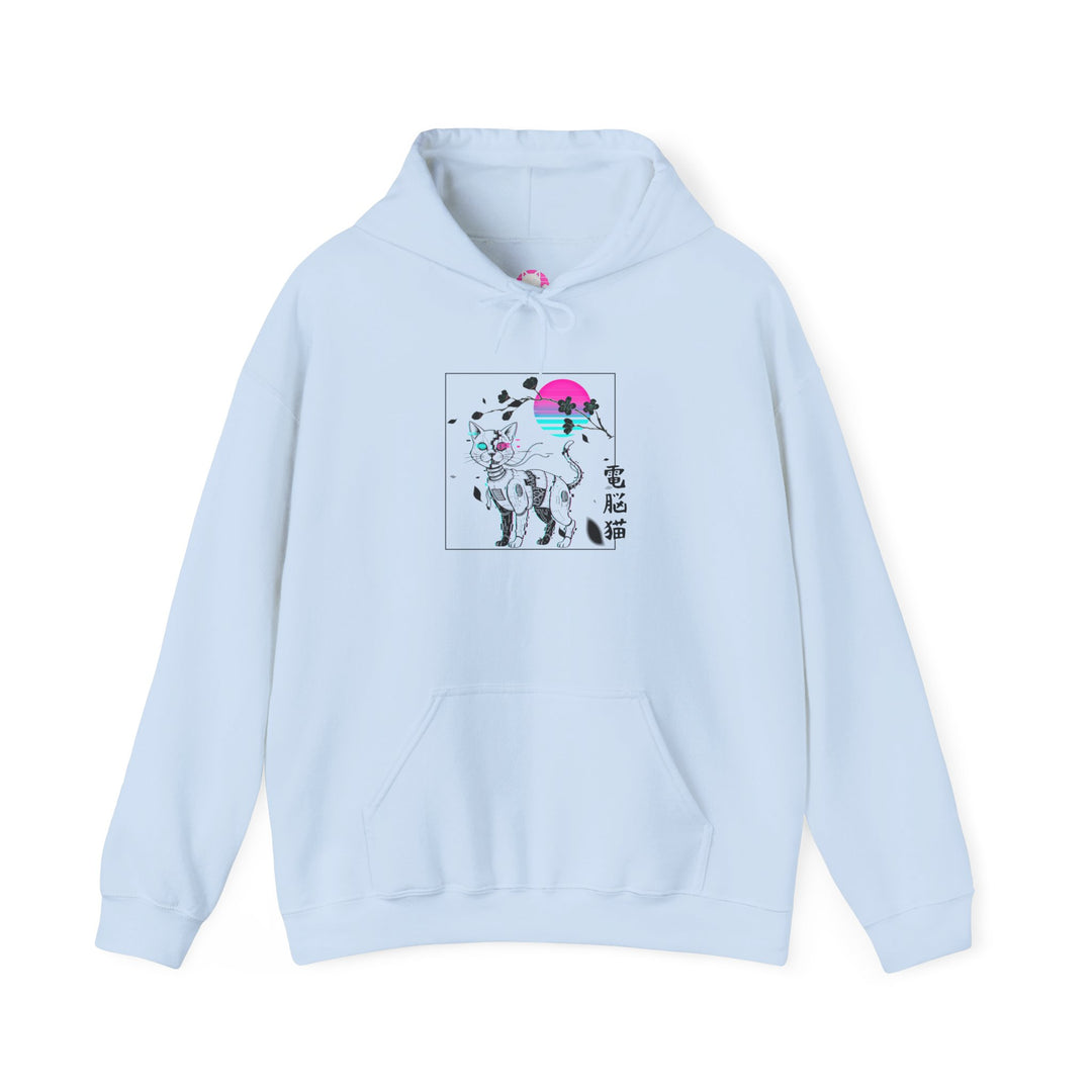 Chill Cat Graphic Hoodie, Cozy Sweatshirt for Cat Lovers, Perfect Gift for Birthdays, Holidays, Cat Enthusiasts, Unisex Apparel