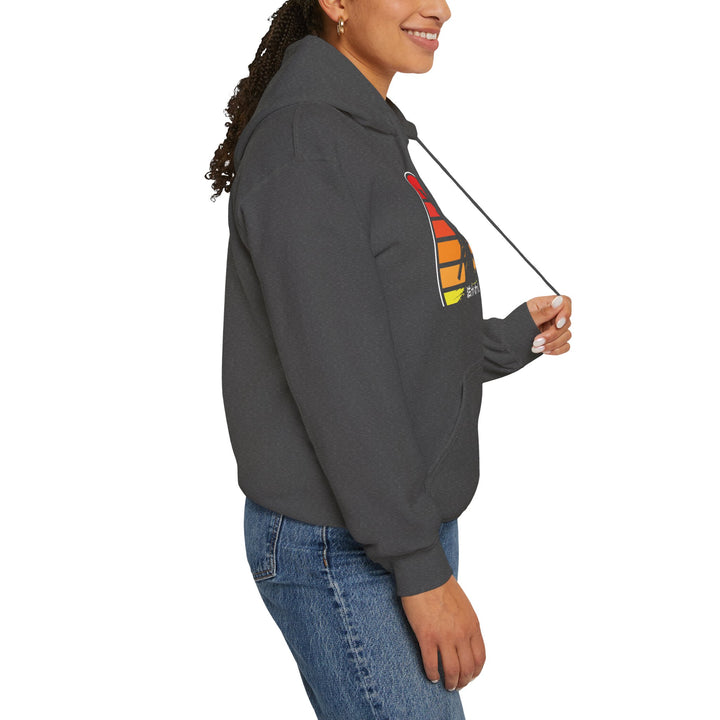 Samurai Cat Sunset Hoodie