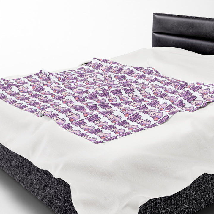 Cozy Velveteen Plush Blanket - Perfect Gift for Cuddly Nights, Home Decor, Baby Shower, Relaxation, and Cozy Evenings