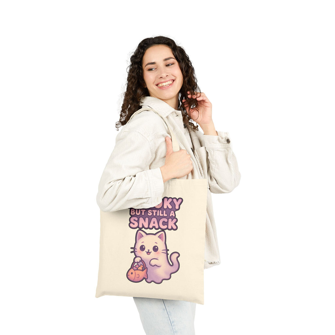 Spooky Snack Cat Tote Bag
