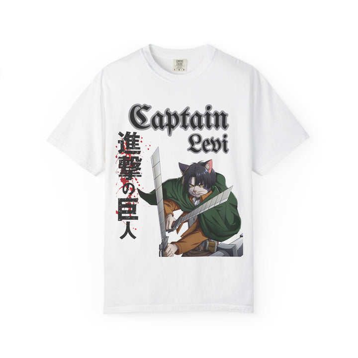 Captain Levi Anime Cat T-Shirt