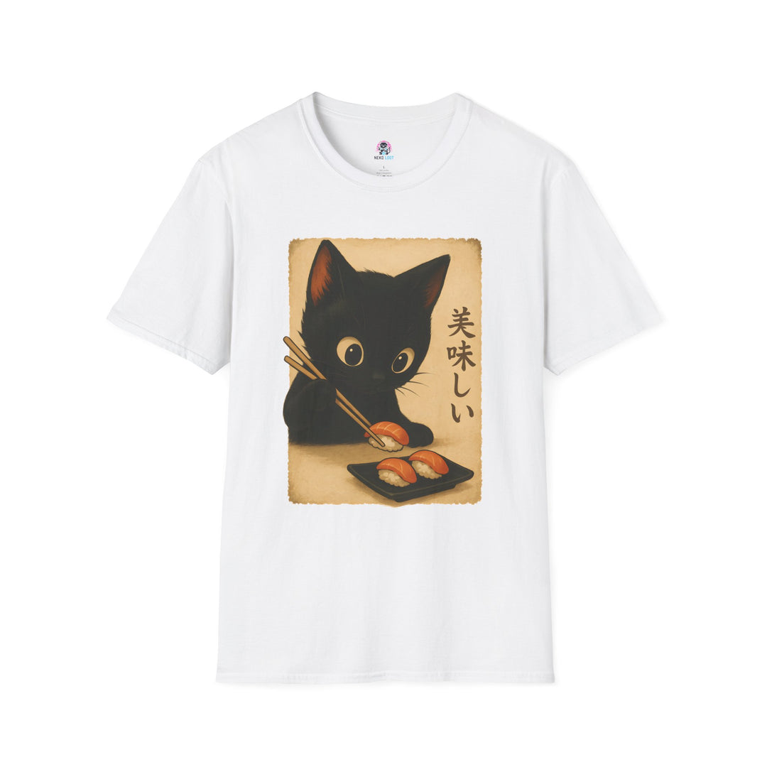 Cute Cat Sushi Lover T-Shirt