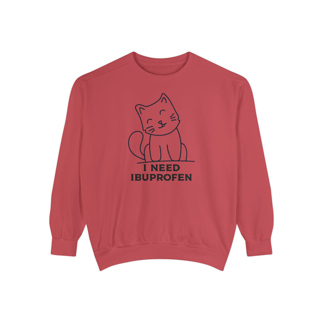 Cat-Themed Sweatshirt Featuring a Playful and Adorable Ghost Cat Holding a Candy Basket Cozy Gift for Cat Lovers Cute Animal Sweatshirt Funny Pet Apparel
