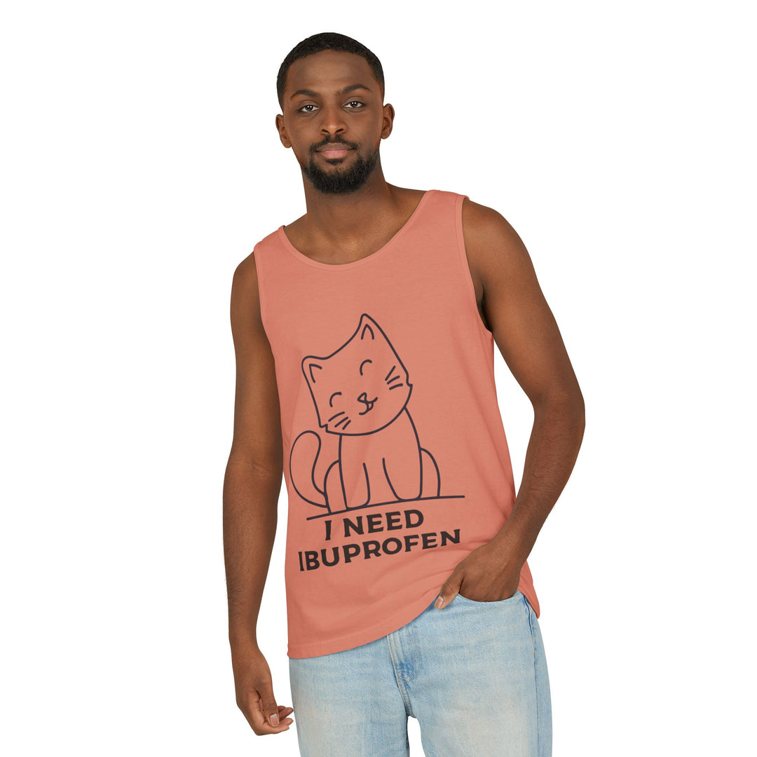 Funny Cat Tank Top, Summer Tee, Gifts for Cat Lovers, Cute Animal Apparel, Relaxing Casual Wear, Women's Funny Shirt