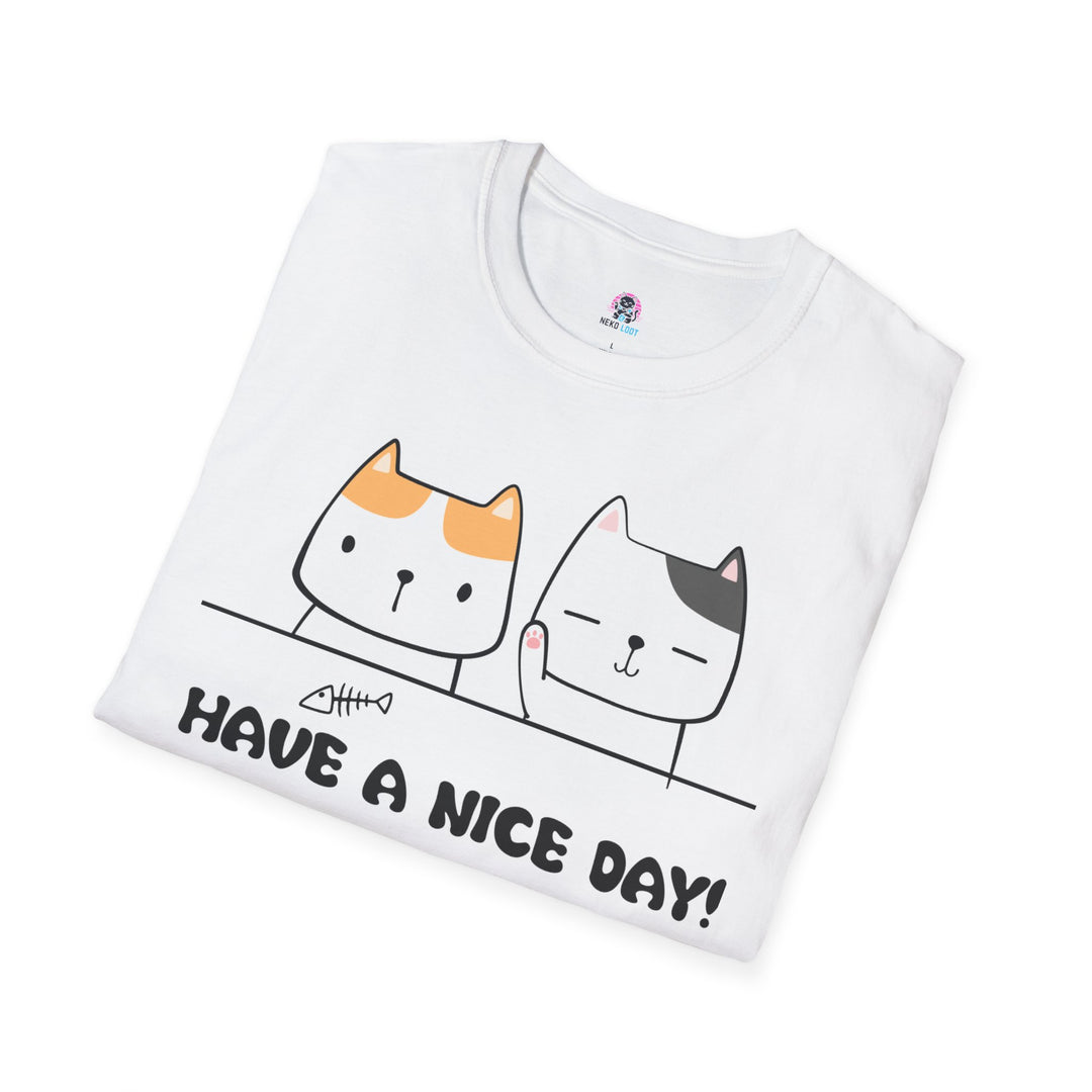 Nice Day Cat Graphic T-Shirt