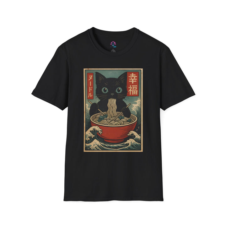 Vintage Cat Ramen T-Shirt