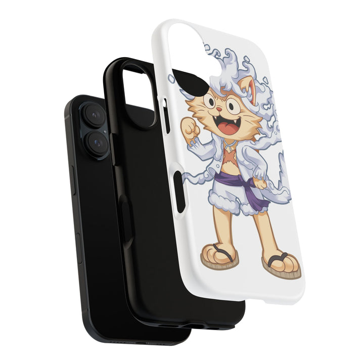 Luffy Cat Gear 5 Durable Phone Case
