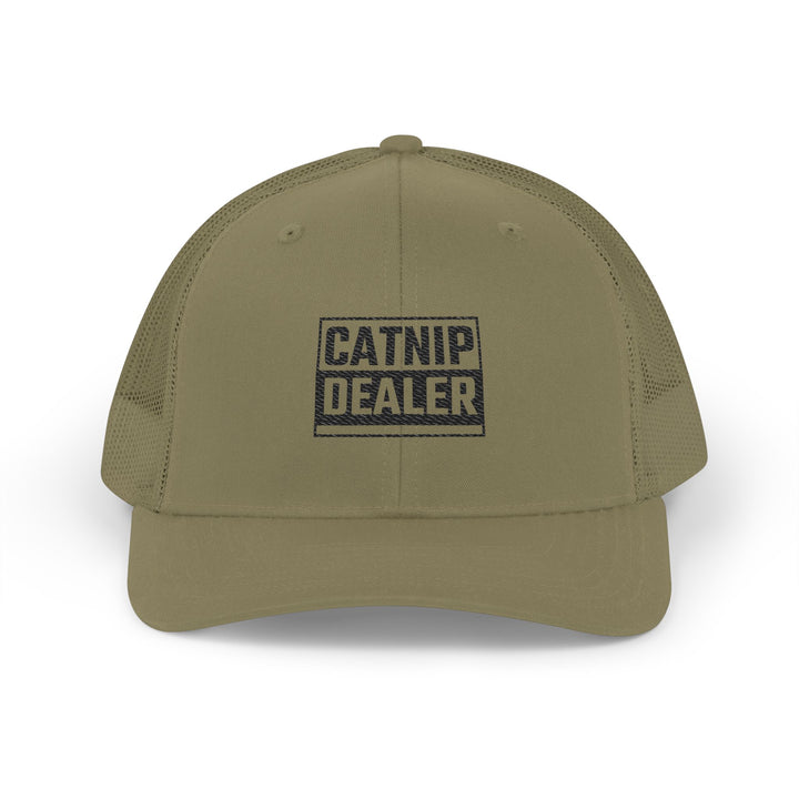 Catnip Dealer Snapback Cap, Funny Pet Lover Gift, Trucker Hat for Cat Owners, Unique Cat Themed Accessory, Stylish Streetwear
