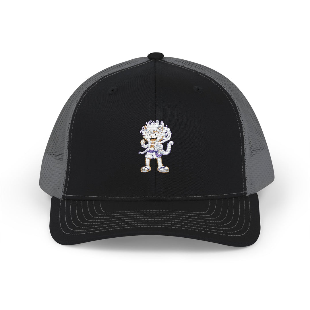 Stylish Snapback Trucker Cap with Unique Embroidery, Cool Hat for Men and Women, Perfect for Casual Outings, Gifts, Outdoor Events