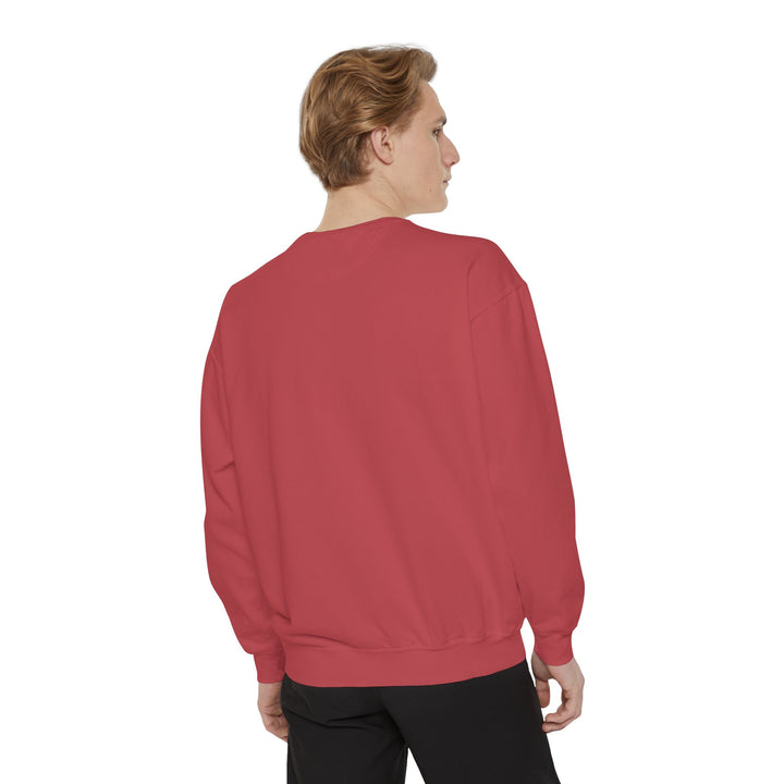 Spooky Snack Sweatshirt Featuring a Cute Ghost Cat Holding a Candy Basket with a Humorous Slogan