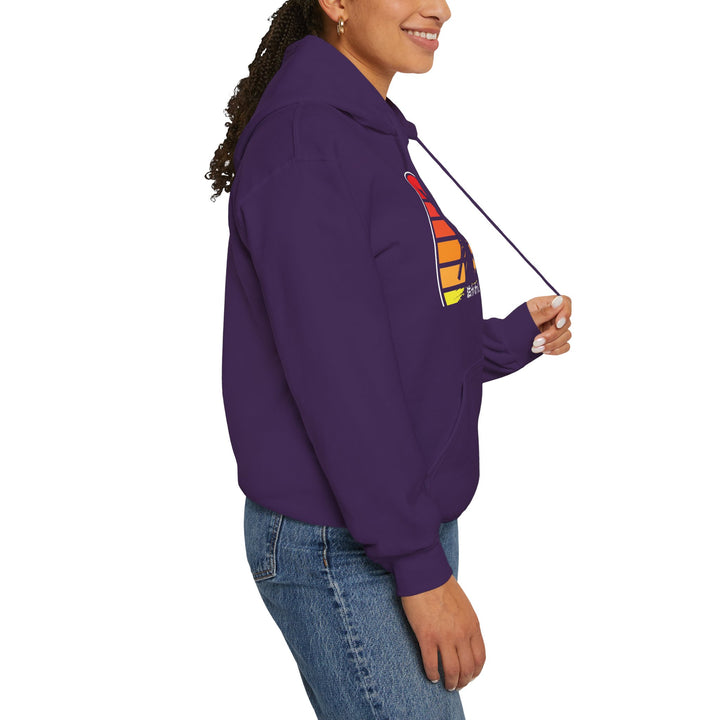 Samurai Cat Sunset Hoodie