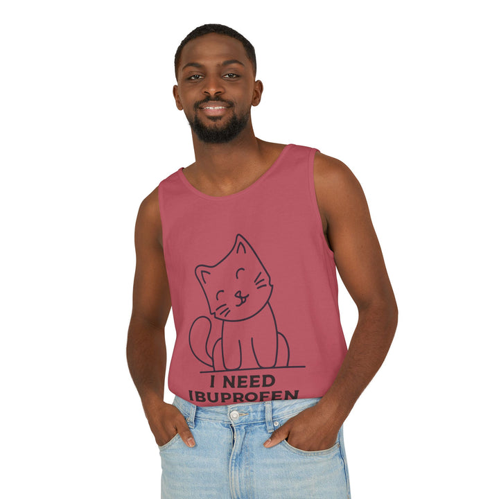 Funny Cat Tank Top, Summer Tee, Gifts for Cat Lovers, Cute Animal Apparel, Relaxing Casual Wear, Women's Funny Shirt